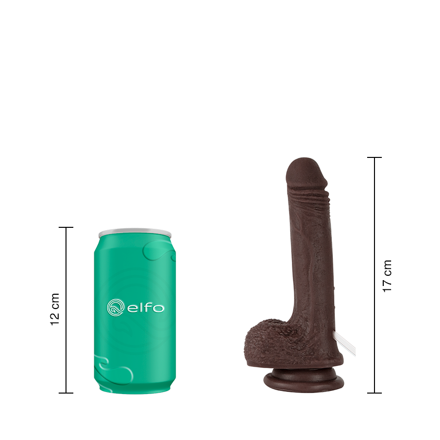 Dildo Uriel Brown Eyaculador